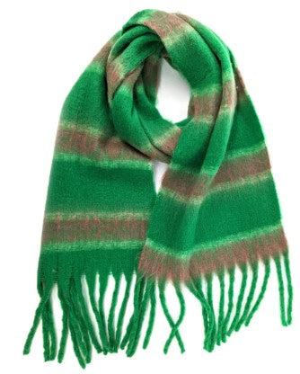 Blanket scarf - Chocolate Lime