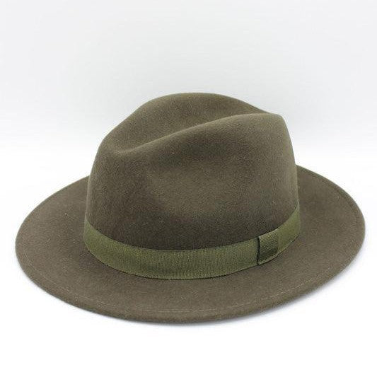 The Khaki Green Fedora 