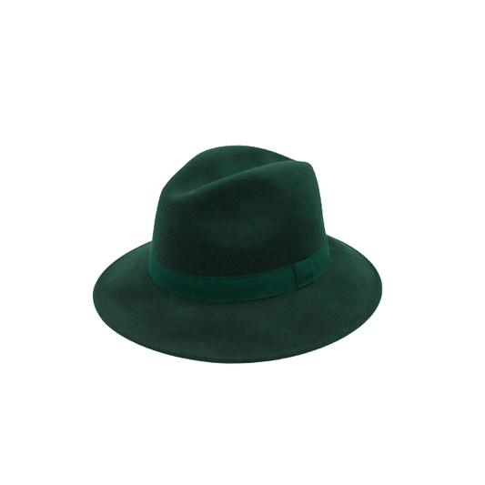 Forest green fedora 