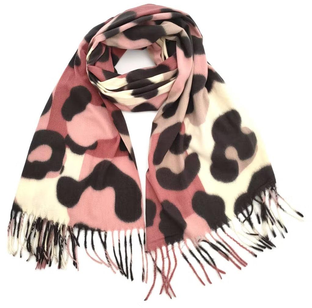 Large pashmina style scarf - Pink - Moxie and Swing