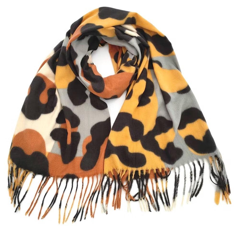 Large pashmina style scarf - Yellow - Moxie and Swing